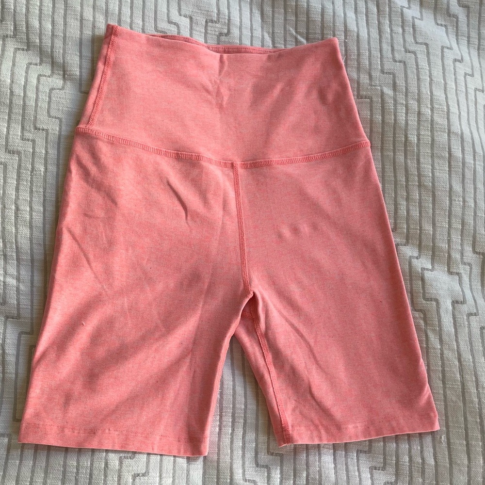 Beyond yoga space dye biker shorts size small